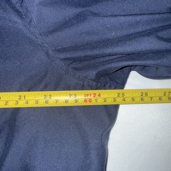 Polo Ralph Lauren Mens Large Blue Harrington Jacket Coat Full Zip Collared - Picture 5 of 7